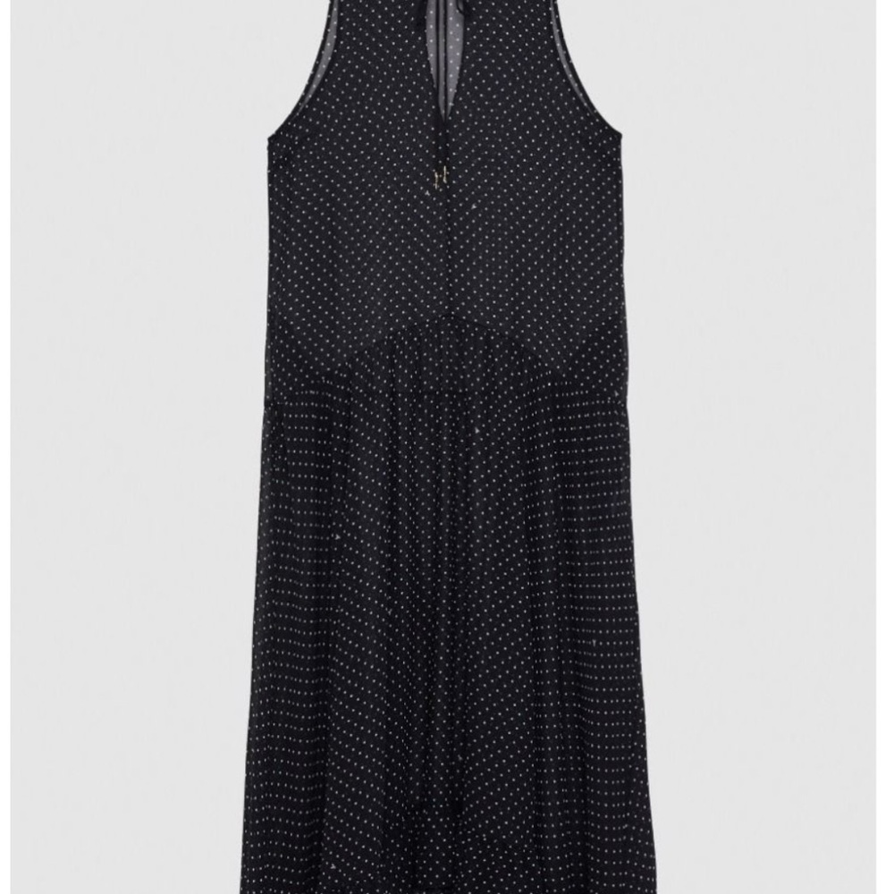 Patrizia Pepe Black Halter Sundress